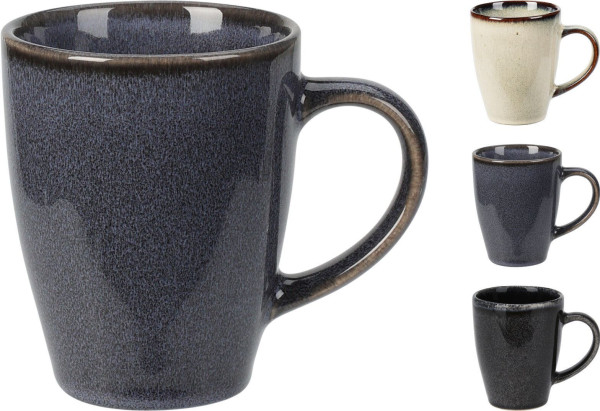 Henkelbecher TONWARE in mehrfarbig aus Keramik