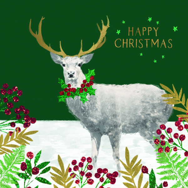 Servietten Christmas Deer in bunt aus Papier
