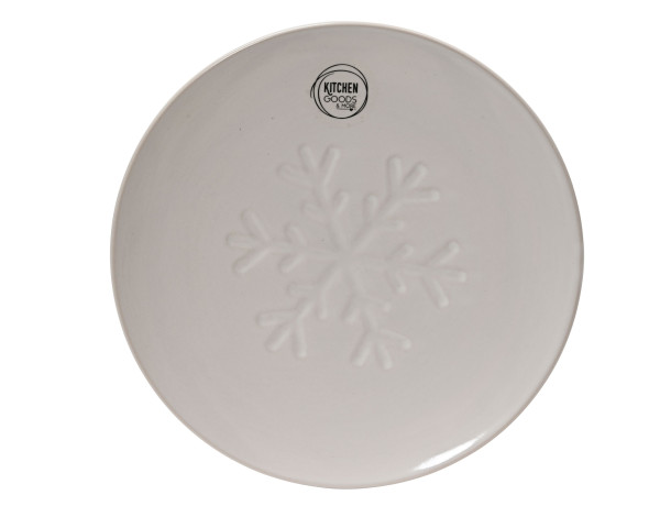 Dessertteller WHITE in weiß aus Steingut