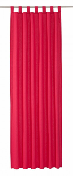 Schlaufenvorhang TOM TAILOR in pink aus Baumwolle