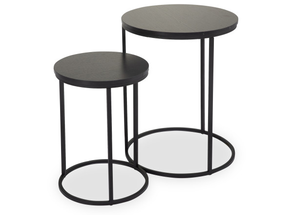 Beistelltisch RAELENE in schwarz aus Dekor