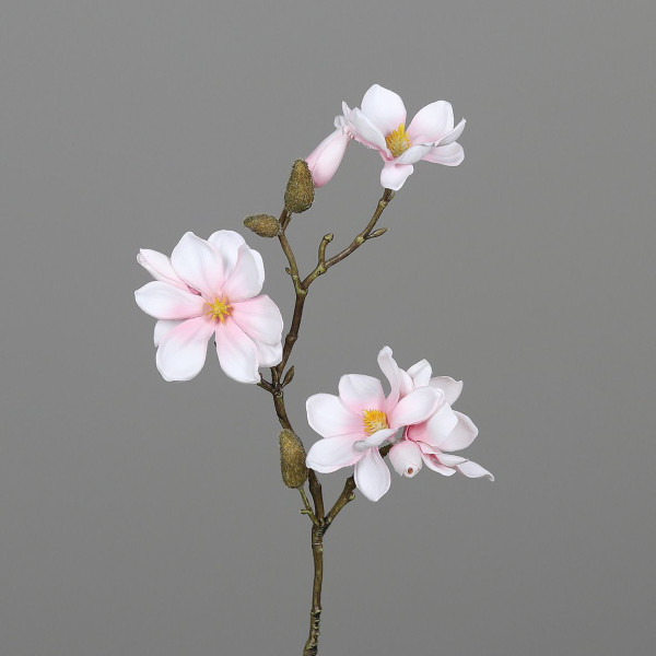 Kunstblume MAGNOLIE in rosa aus Kunststoff