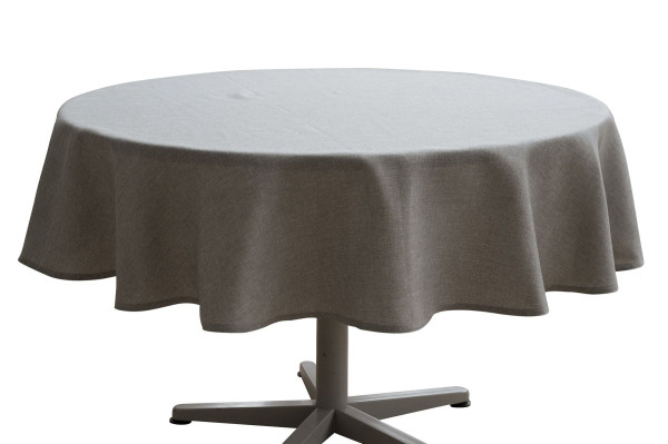 Tischdecke PANAMA in taupe aus Polyester