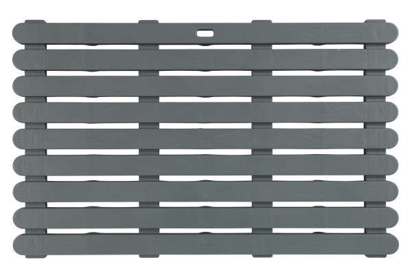 Duschmatte GREY in grau aus Kunststoff