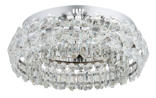 Deckenleuchte DIANN in chrom aus Metall