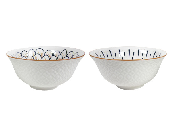 Schale YAMATA in mehrfarbig aus Steinzeug