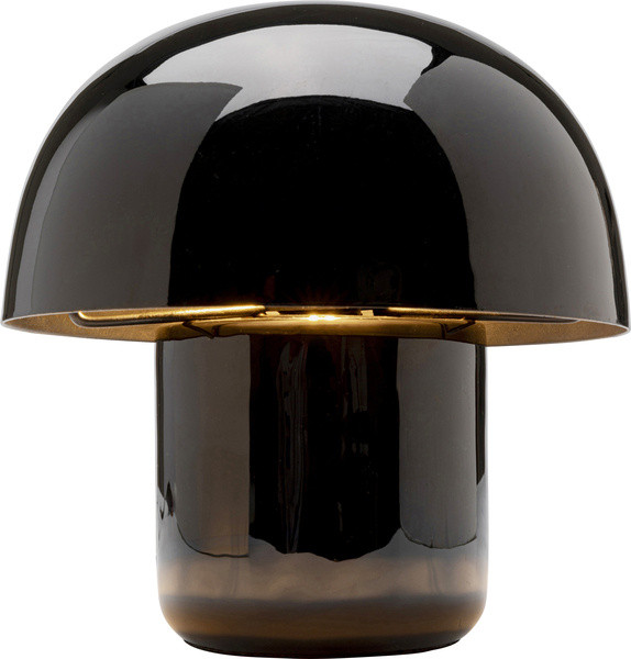Tischleuchte MUSHROOM in schwarz aus Stahl