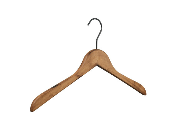 Kleiderbügel VINTAGE in braun aus Massivholz