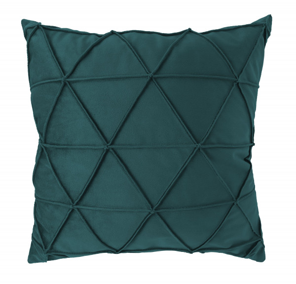 Kissen GLOSS petrol in petrol aus Polyester