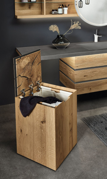 Wäschebox FRESH in Wildeiche aus Massivholz