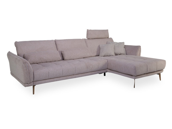 Polsterecke SANSIBAR HUHOLT in pearl aus Stoff