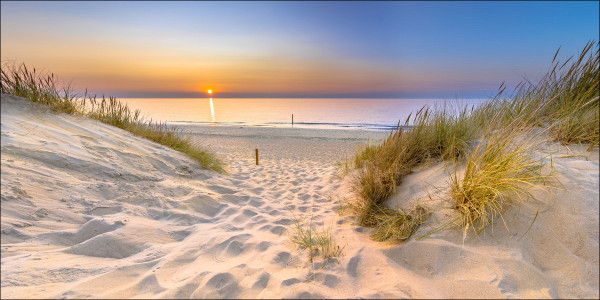 Aludibondbild SUNSET ON THE