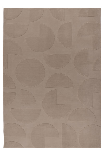 Teppich FOCUS taupe in taupe aus Polyester