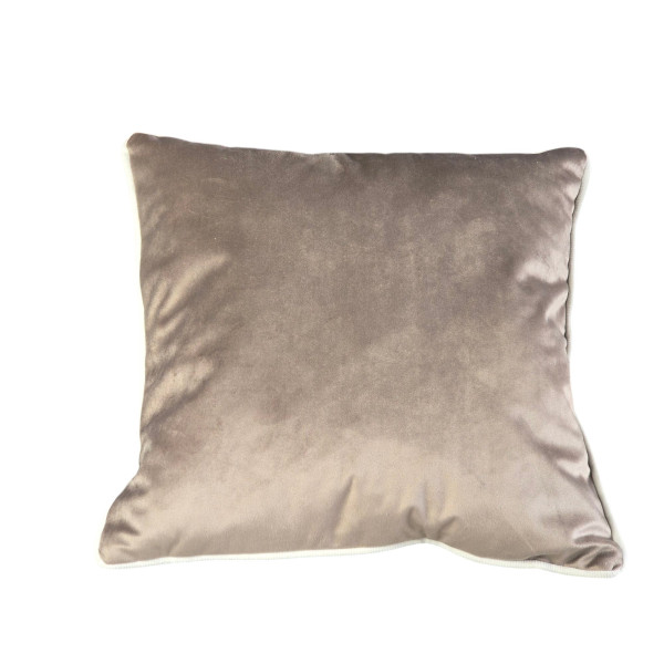 Kissen CALIFORNIA taupe in taupe aus Polyester
