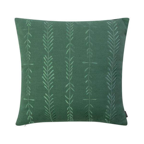 Kissen CAROL in grün aus Baumwolle