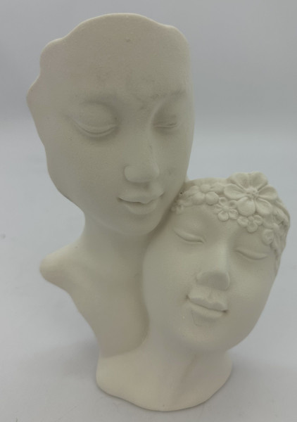 Vase COUPLE in weiß aus Keramik