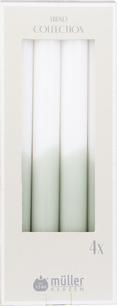 Stabkerzen-Set GREEN in grün aus Wachs