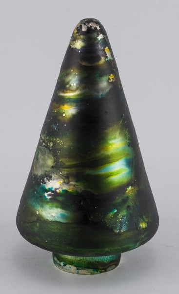 Weihnachtsbaum in grün aus Glas