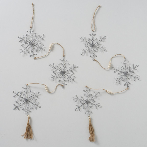 Girlande MADLEINE in grau