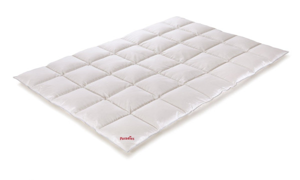 Ganzjahresbett GALIA100 warm in weiß aus Daune