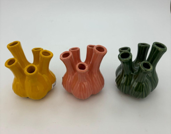 Vase TULPE in mehrfarbig aus Keramik