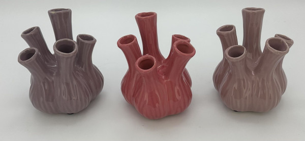 Vase TULIP in mehrfarbig aus Keramik