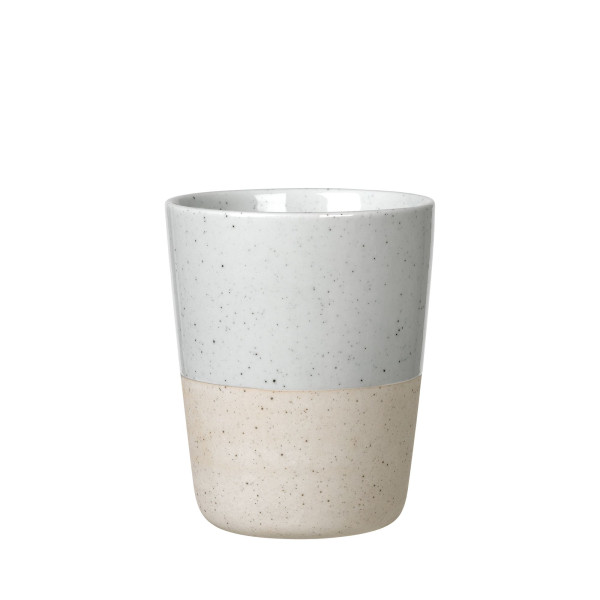 Becher SABLO in grau aus Keramik