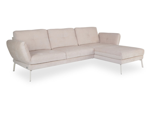 Polsterecke MONDO ASSEA in natur aus Stoff