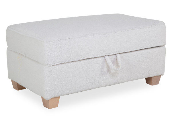 Hocker SANSIBAR SANDE in beige aus Stoff