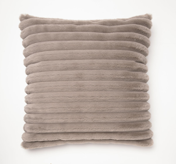 Kissen CORD in taupe aus Polyester