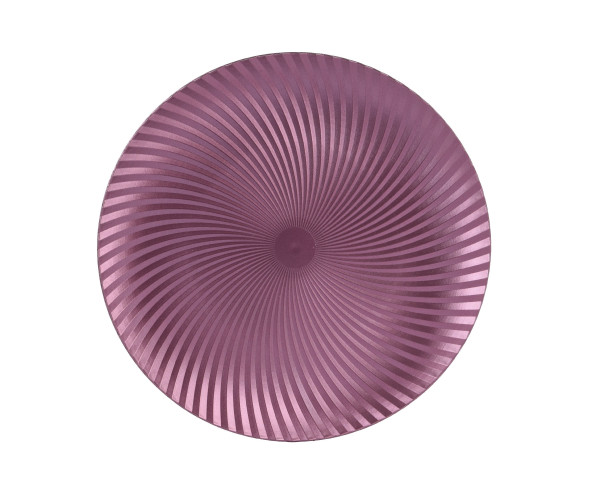 Platzteller in violett aus Polypropylen