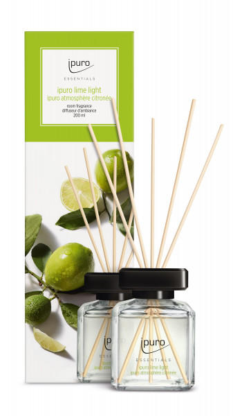 Raumduft ipuro LIME LIGHT in transparent aus Glas