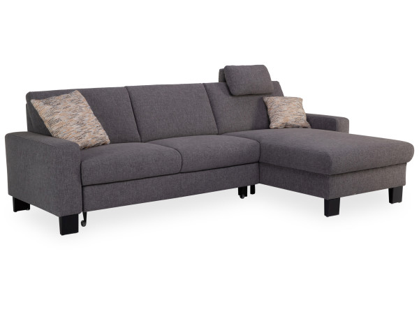 Polsterecke vito SPRING in Alu aus Stoff