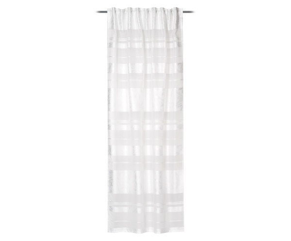 Schlaufenschal JANINIE weiß in weiß aus Polyester