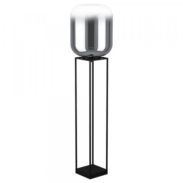 Stehleuchte BULCIAGO in schwarz aus Metall