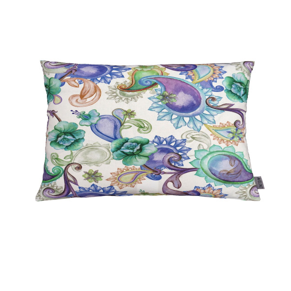 Kissenhülle PARADISO in smaragd aus Baumwolle