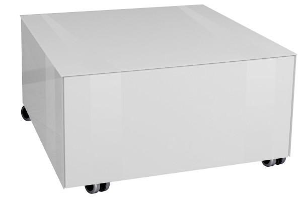 Couchtisch MACKENZIE in white aus Glas