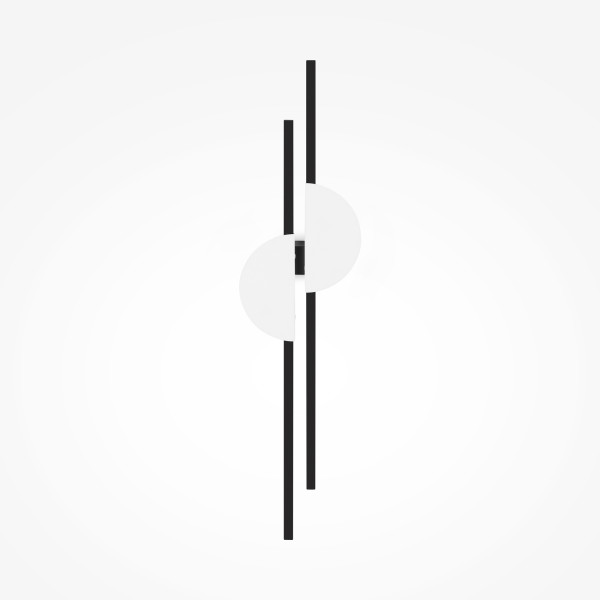 Wandleuchte SKYLINE in schwarz aus Aluminium