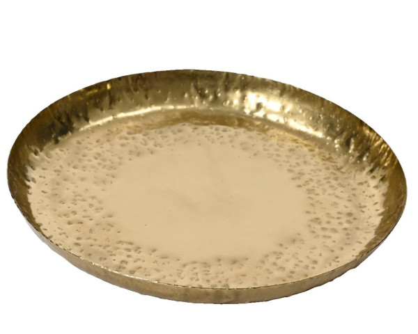 Platzteller IRON gold in goldfarben aus Eisen