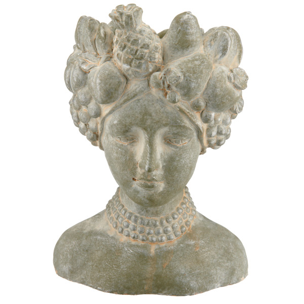 Pflanzgefäß HEAT FRUIT in jade aus Keramik