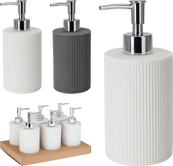 Seifenspender LAURA in mehrfarbig aus Polystone