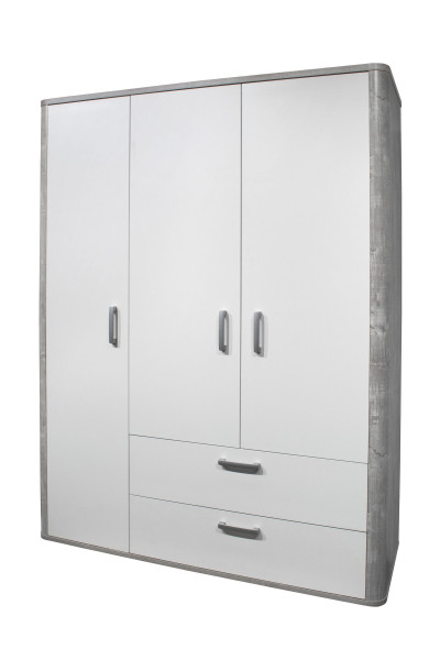 Kleiderschrank FRIEDA in braun aus Dekor