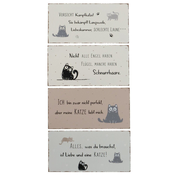 Schild MOLLIE in mehrfarbig aus Eisen