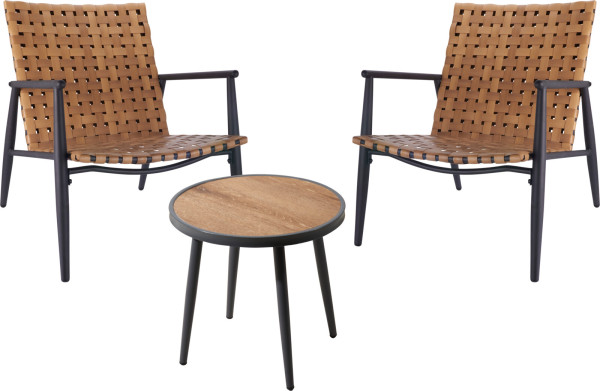 Balkon-Set REIDAR in natur aus Stahl