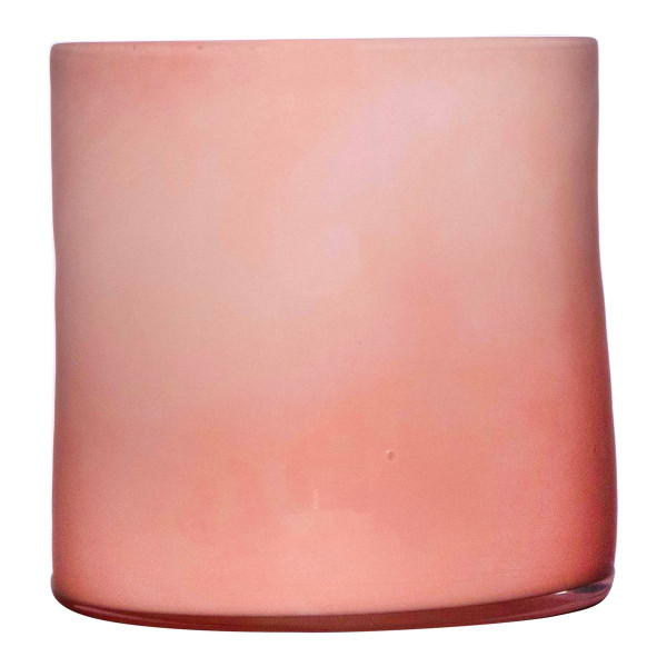 Übertopf ASTRA in rose aus Glas