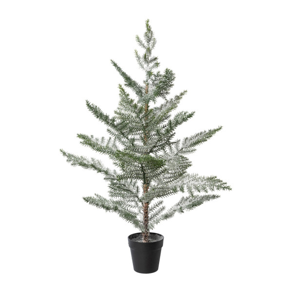 Tannenbaum in schnee aus Kunststoff