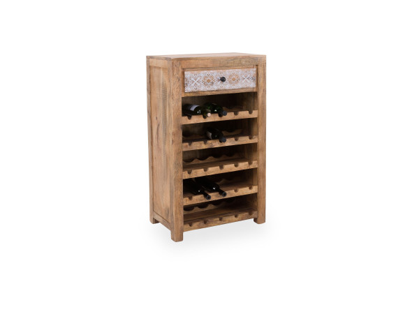 Weinregal Animate in mango aus Holz