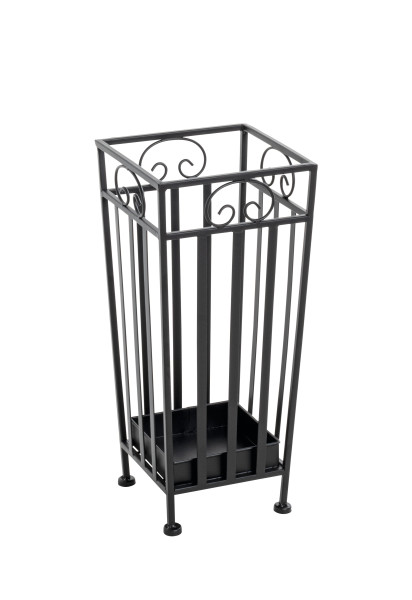 Schirmständer in schwarz aus Metall