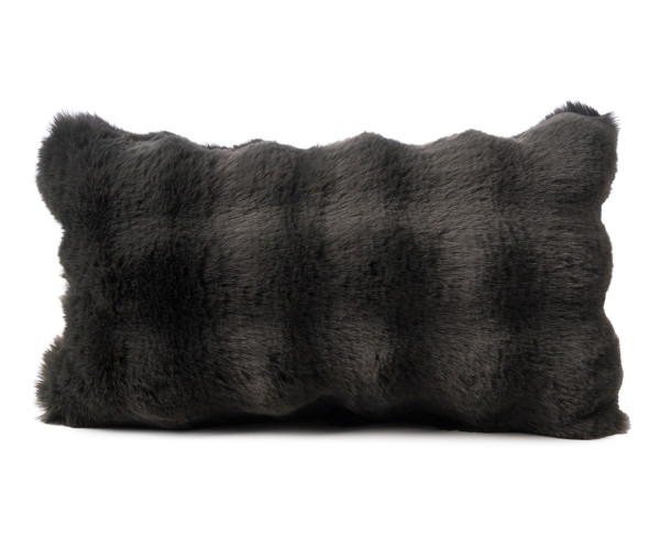 Kissen BUBBLES anthrazit in anthrazit aus Polyester