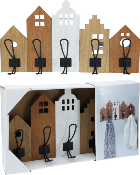 Garderobe HOUSE in mehrfarbig aus MDF